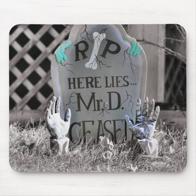Poor Mr.D Mouse Mat (Front)