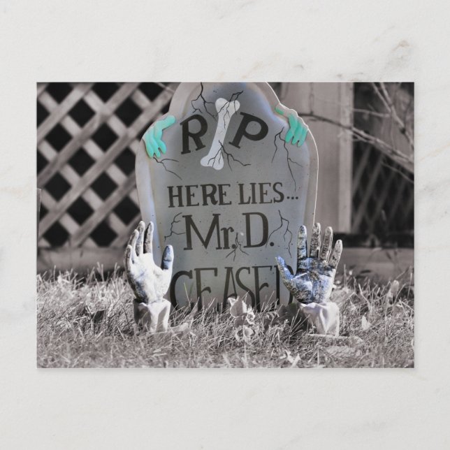 Poor Mr. D Postcard (Front)