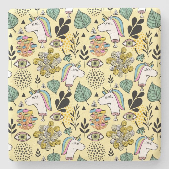 Poor Unicorn Stone Coaster (Front)