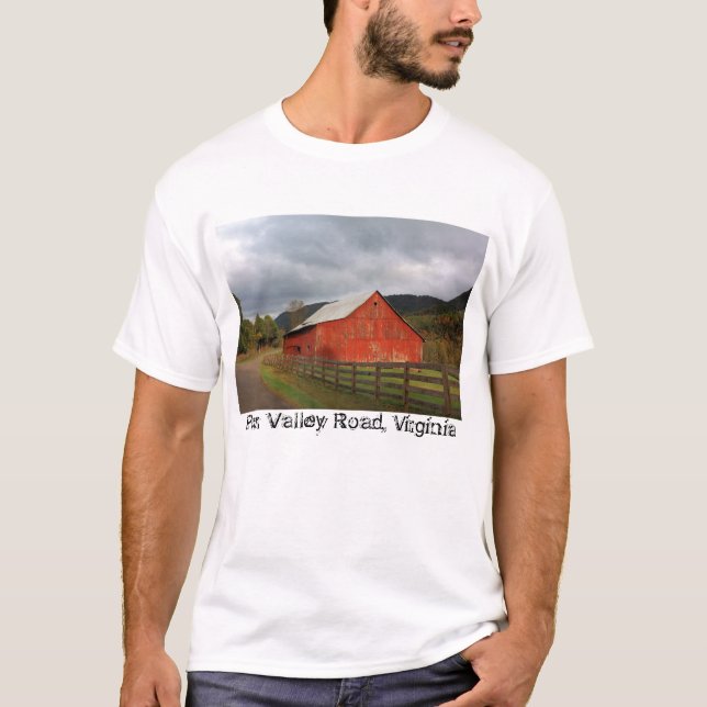 Poor Valley Road, Virginia T-Shirt (Front)