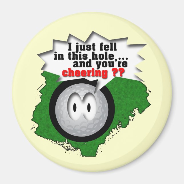 Poor Widdle Ball Magnet (Front)