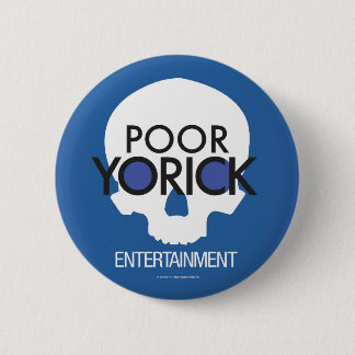 Poor Yorick Entertainment logo 6 Cm Round Badge