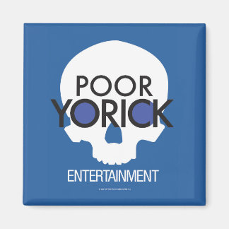 Poor Yorick Entertainment logo Magnet
