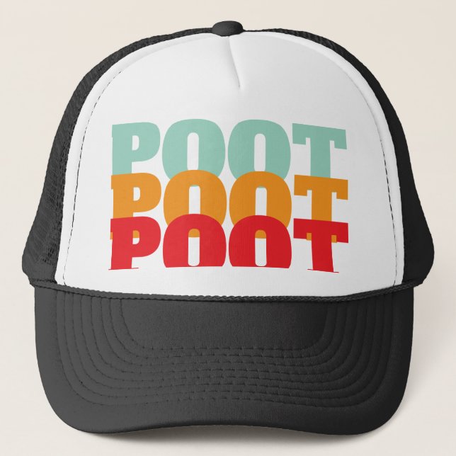 Poot 3X Trucker Hat (Front)