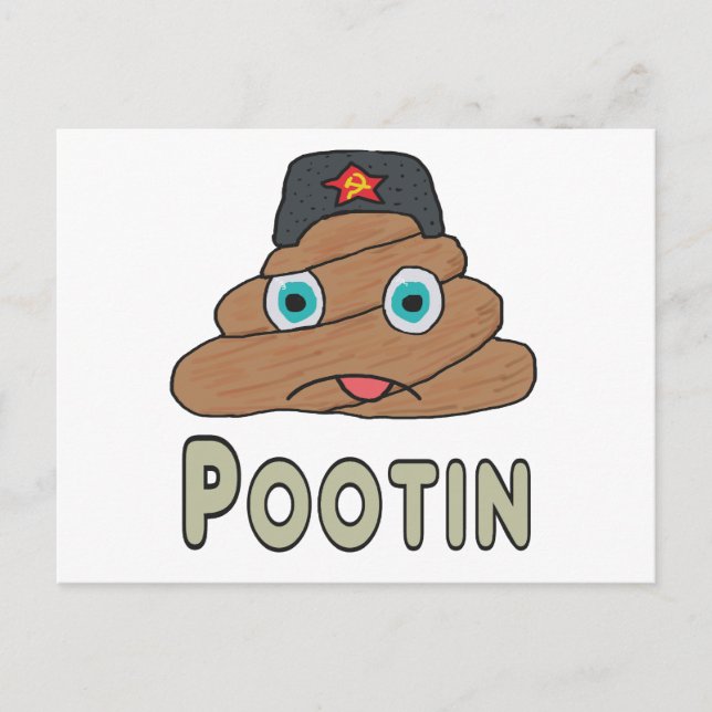 Pootin - Anti Putin Postcard (Front)