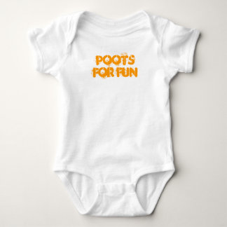 Poots for fun baby bodysuit