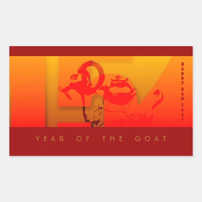 Pop 2015 Ram Sheep Goat Year - Stickers (Front)