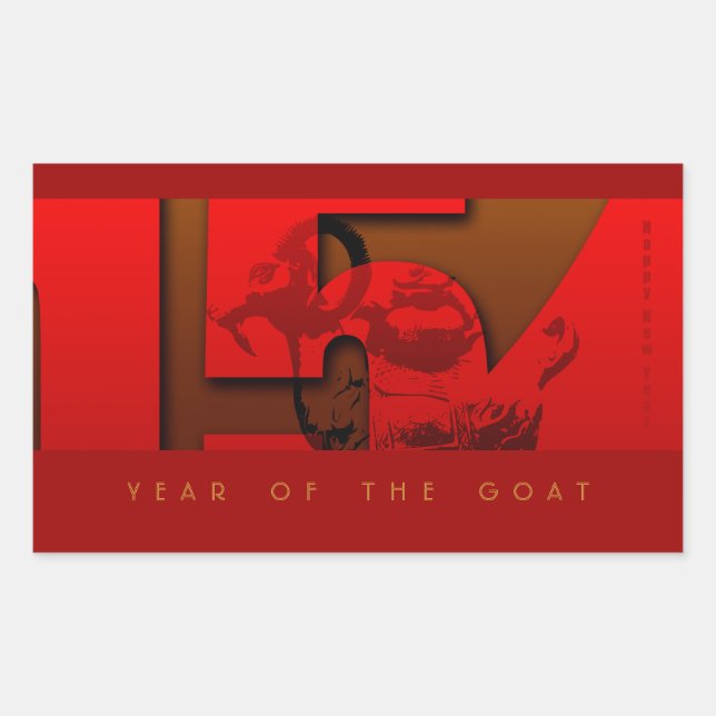 Pop 2015 Ram Sheep Goat Year - Stickers (Front)