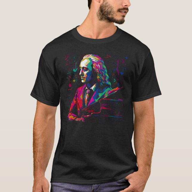 Pop Antonio Vivaldi Music 1 T-Shirt (Front)