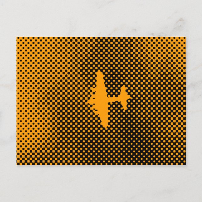 Pop Art Aeroplane Postcard (Front)
