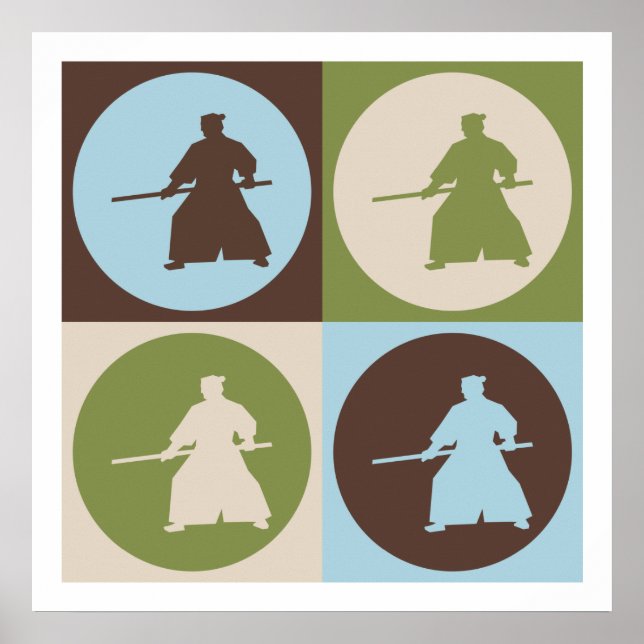 Pop Art Aikido Poster (Front)