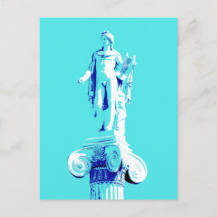 Pop Art Apollo Ancient Greek Sculpture  Postcard