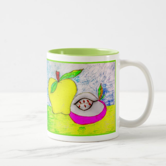 Pop Art Apples Beverage Mug (Right)