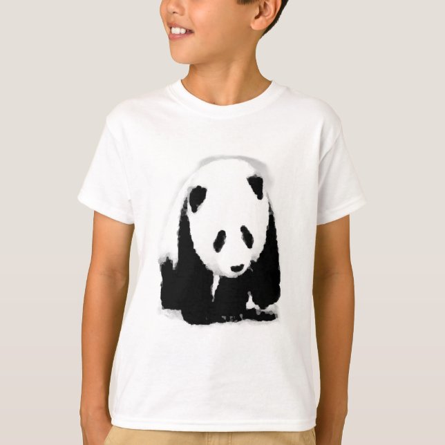 Pop Art Baby Panda T-Shirt (Front)
