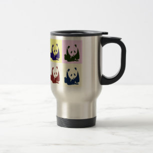 Pop Art Baby Pandas Travel Mug