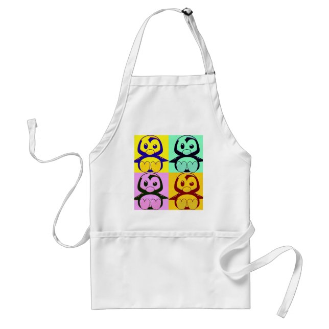 Pop Art Baby Tux Apron (Front)
