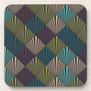 Pop art background coaster