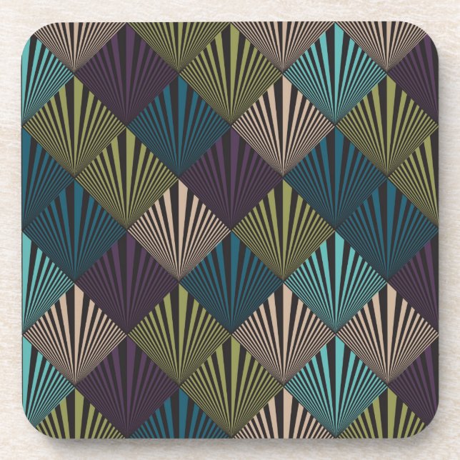 Pop art background coaster (Front)