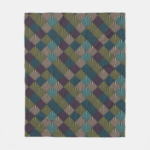 Pop art background fleece blanket