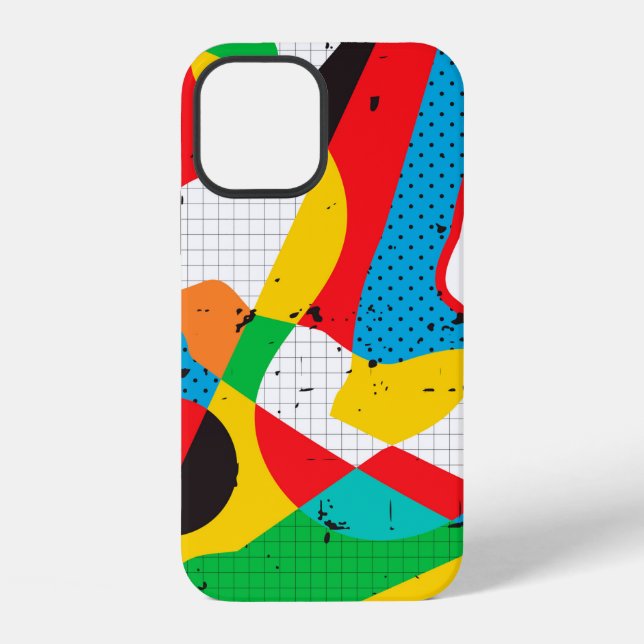 pop art background iPhone case (Back)