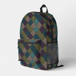 Pop art background printed backpack