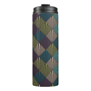 Pop art background thermal tumbler