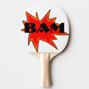 Pop Art Bam Comics Pingpong Gear CricketDiane Ping Pong Paddle