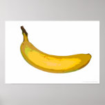 Pop Art Banana Print<br><div class="desc">Photograph of a banana editied to produce a pop art effect</div>