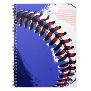 Pop Art Baseball Notebook