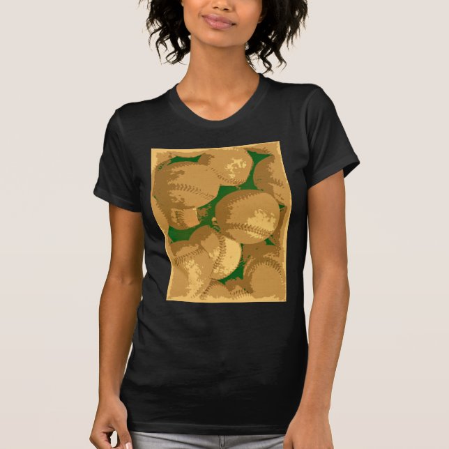 Pop Art Baseball T-Shirt (Front)