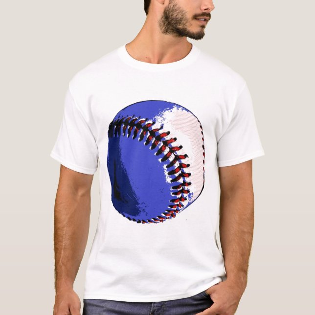 Pop Art Baseball T-Shirt (Front)