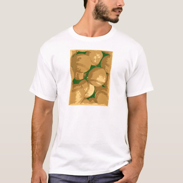 Pop Art Baseball T-Shirt (Front)