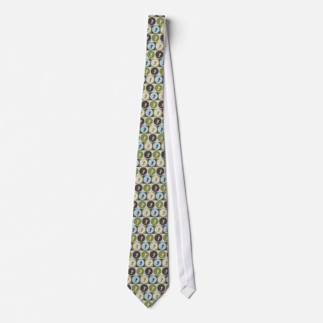 Pop Art Baseball Tie (Front)