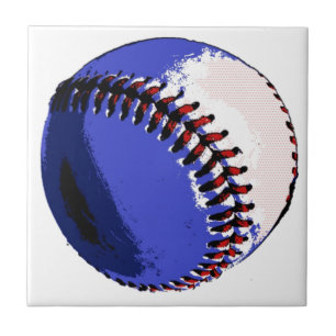 Pop Art Baseball Tile
