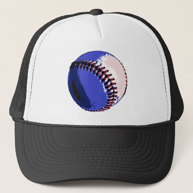 Pop Art Baseball Trucker Hat (Front)