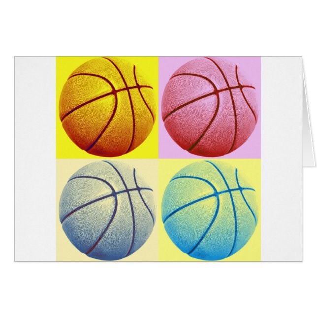 Pop Art Basketball (Front Horizontal)