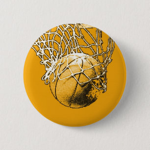 Pop Art Basketball 6 Cm Round Badge