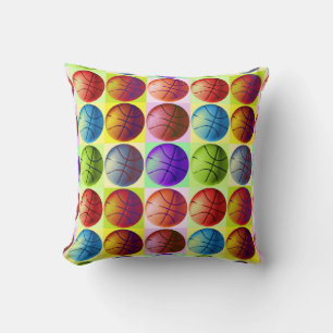 Pop Art Basketball Cushion