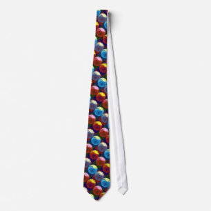Pop Art Basketball Custom Tie