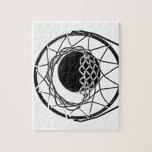 Pop Art Basketball Jigsaw Puzzle