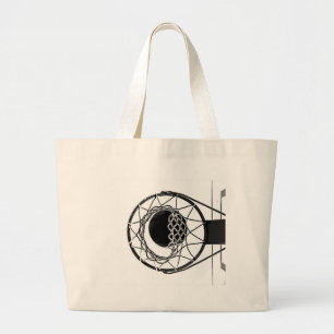 Pop Art Basketball Large Tote Bag