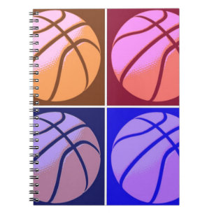 Pop Art Basketball Notebook