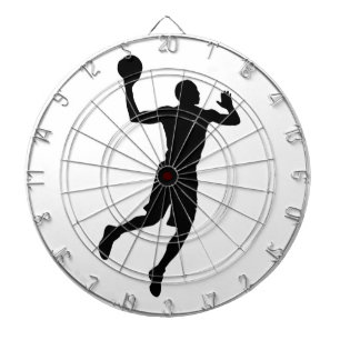 Pop Art Basketball Player Silhouette Dartboard