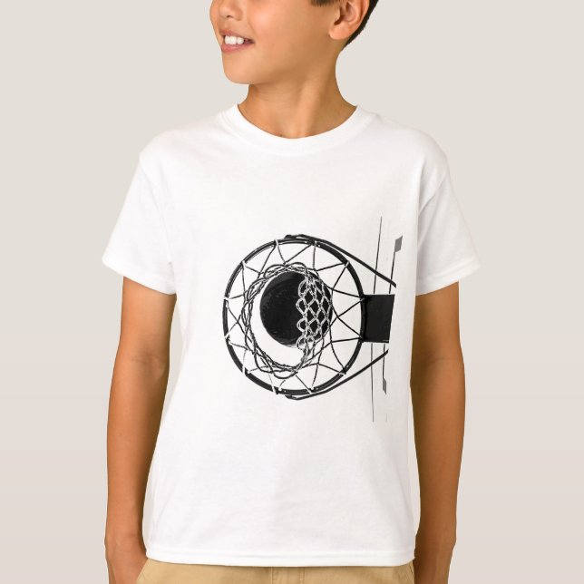 Pop Art Basketball T-Shirt (Front)