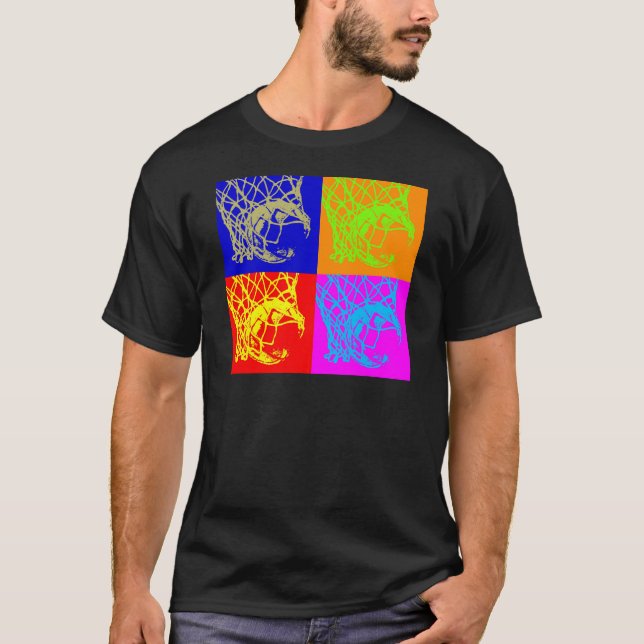 Pop Art Basketball T-Shirt (Front)