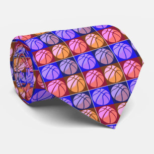 Pop Art Basketball Tie