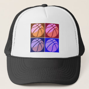 Pop Art Basketball Trucker Hat