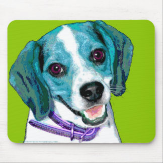Pop ART Beagle Puppy Mouse Mat