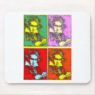 Pop-art Beethoven Mouse Mat