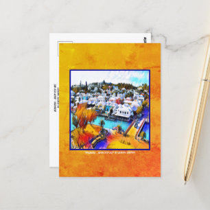 Pop Art Bermuda Postcard